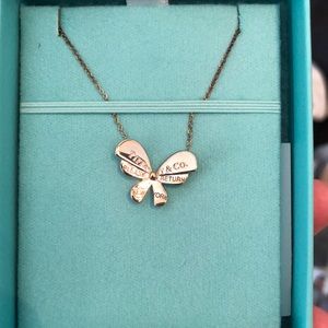 TIFFANY & Co. Bugs Butterfly Necklace Silver 18’
